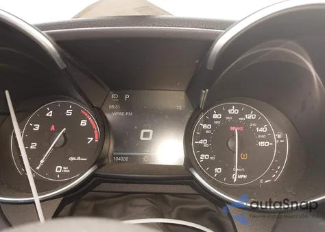 2017 Alfa Romeo Giulia Rwd from USA, damaged, VIN ZARFAEBN2H7546529